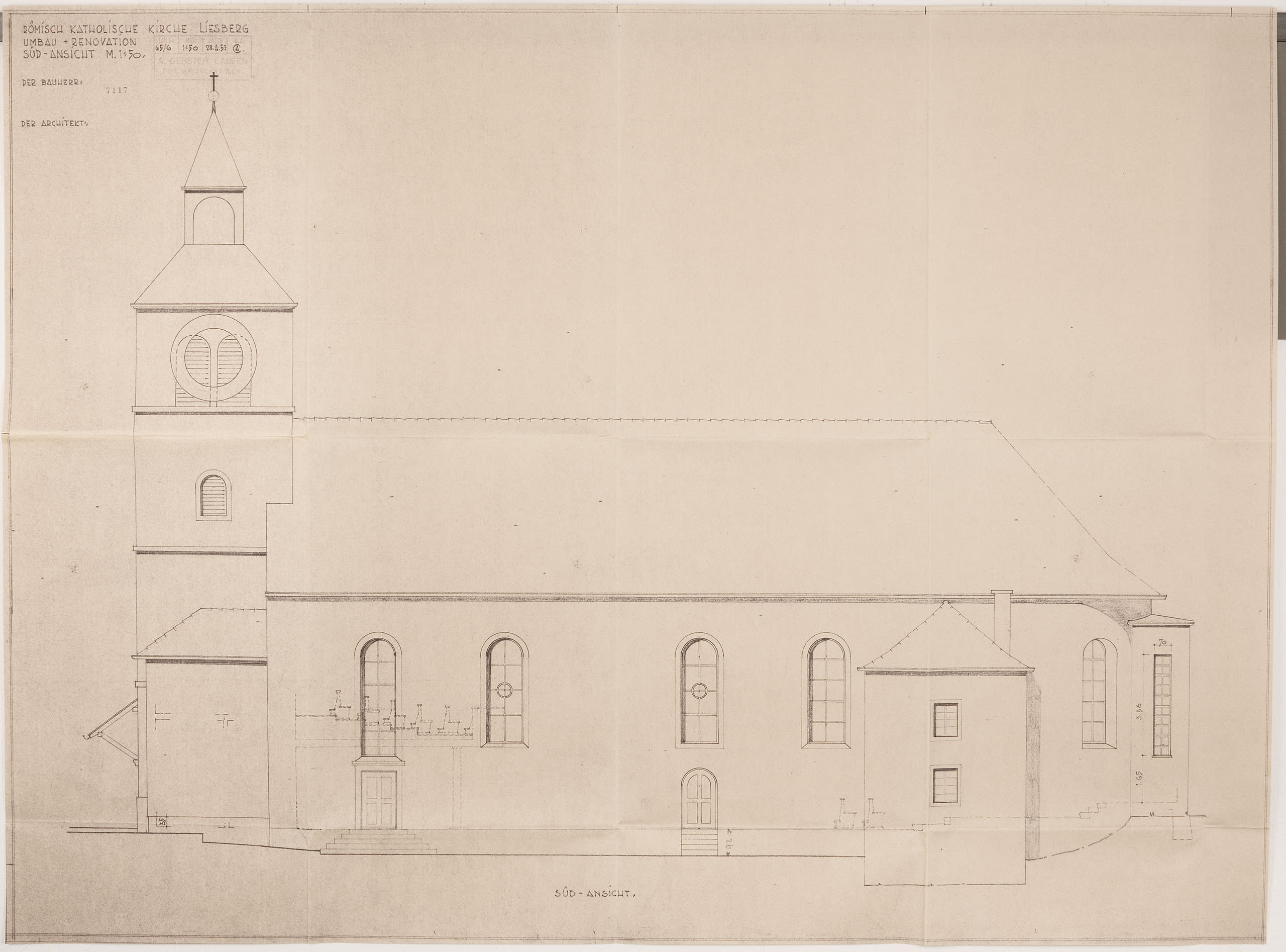 St. Peter und Paul. Ansicht von Norden